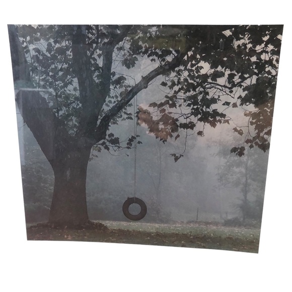 Vintage 70s Photography print by sears artist Art Gore The Tire Swing  1979 - Picture 4 of 4